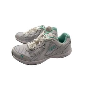 Ryka Dash 3 Womens Walking Shoes White Silver Mint E6979L1100 Size 5M NEW